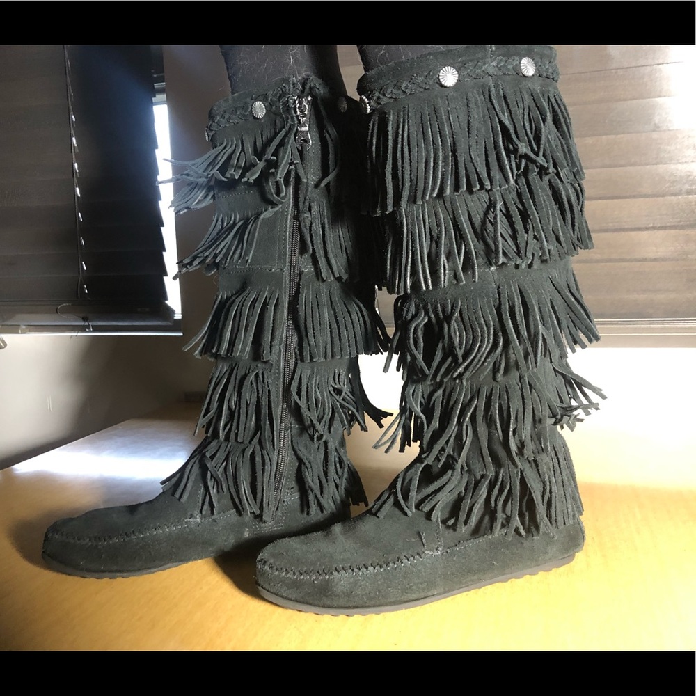 Minnetonka Fringe Boot